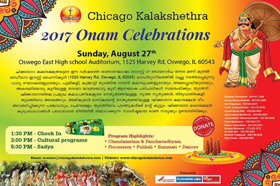 Chennikkara Onam Flyer